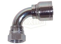 Dixon FJC90-08-08 Nominal Smooth Bore PTFE Hose 90° FJIC Fitting