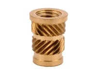 E-Z LOK FL-124-HI Threaded Insert for Plastic - Straight - Flanged - 10-24 Pack of 50