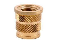 E-Z LOK FL-316-HI Threaded Insert for Plastic - Straight - Flanged - 3/8-16 Pack of 25