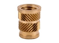 E-Z LOK FL-518-HI Threaded Insert for Plastic - Straight - Flanged - 5/16-18 Pack of 25