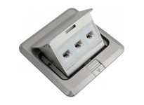 Orbit FLBPU-L-S-C-SS FLOOR BOX SQUARE POP-UP COVER ONLY W/LOW VOLTAGE(RJ45) SS