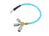 Coilhose FP0648C-58C Flexeel Manifold Assembly 48" | Transparent Blue