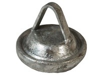 Dixon FP30812 12" Galvanized Bauer Type-B Female Plug w/Gasket | YarinInd