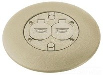 Hubbell Wiring FRFICNA FLUSH FRPT 3 SERV FTG IV CHI