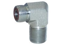 Dixon FS2501-6-6 Male Flat Face x Male NPTF 90° Elbow