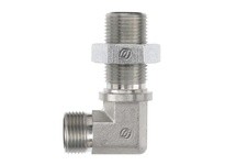 FS2701-LN-16-16-FG 16MFS-16MFS 90 Bulkhd Elbow w/Locknut Forg