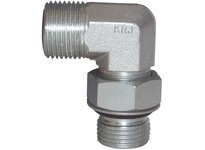 Dixon FS6801-8-8 Male Flat Face x Male SAE O-ring Boss® 90° Elbow | Industrial Supplies