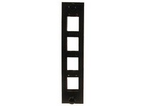 Hubbell Wiring FSPHD4X Fiber Adapt Panel Jack-PK 4Port Unloaded | YarinInd