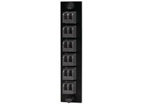 Hubbell Wiring FSPLCDM6BK FIBER ADAPT PNL 12P 6LC | YarinInd