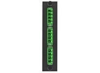 Hubbell Wiring FSPLCQS3GN Fiber Adapt Panel 12P 3LC Quad Zirc Green | Industrial Supplies