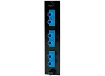 Hubbell Wiring FSPSCSTDS3 Fiber Adapt Panel 6P 3SCST Duplex Zircon | Industrial Supplies