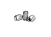 3/8"-16 x 1" Socket Head Cup Point Set Screw, Hex Key Drive | Stainless A2