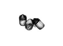 1/4"-20 x 5/16" Socket Head Cone Point Set Screw, Hex Key Drive, Coarse, Steel, Black Oxide Finish, Nylon Patch1/4"-20 x 5/16" S