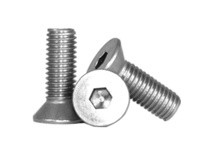 #10-32 x 1/2" Flat Head Cap Screw, Fine, Full Thread, Stainless A2 (304 18-8)#10-32 x 1/2" Flat Head Cap ScrewFine, Full Thread,