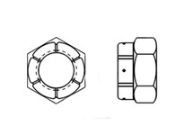 3/8"-16 Hex Nut, Coarse, Steel, Cadmium Finish | YarinInd