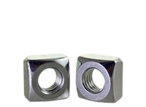 1/4"-20 Square Nut, Coarse, Grade 2 Steel, Zinc CR+3 Finish1/4"-20 Square NutCoarse, Grade 2 Steel, Zinc CR+3 Finish