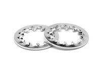 9/16" Internal Tooth Lockwasher, Steel, Zinc CR+3 Finish | Industrial Supplies