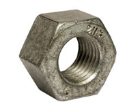 1"-8 Heavy Hex Nut, Coarse, Steel, Hot Dipped Galv | YarinInd