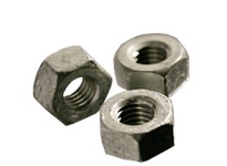 1/4"-20 Heavy Hex Nut, Coarse, Grade A Steel, Hot Dipped Galvanized Finish1/4"-20 Heavy Hex NutCoarse, Grade A Steel, Hot Dipped
