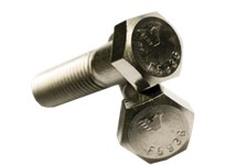1/4"-28 x 1/2" Hex Head Cap Screw, Fine, Full Thread, Stainless A4 (316 18-10)Fine, Full Thread, Stainless A4 (316 18-10)