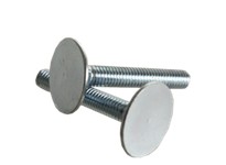 1/4"-20 x 1 1/2" Flat Head Slot Elevator Bolt, Coarse | Grade 2 Steel