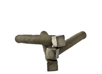 1/4"-20 x 1/2" Square Head Flat Point Set Screw, Coarse, Case Hardened Steel, Plain Finish1/4"-20 x 1/2" Square Head Flat Point 