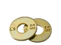 1" USS Flat Washer, Alloy Steel, Zinc CR+3 Finish | YarinInd