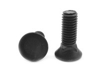 1/2"-13 x 4" No. 3 Head Plow Bolt, Coarse, Full Thread, Grade 5 Steel, Plain Finish1/2"-13 x 4" No. 3 Head Plow BoltCoarse, Full