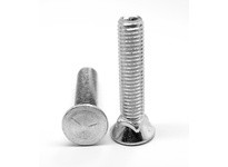 3/8"-16 x 1 1/2" No. 3 Head Plow Bolt, Coarse, Full Thread, Grade 5 Steel, Zinc CR+3 Finish3/8"-16 x 1 1/2" No. 3 Head Plow Bolt