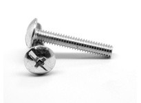 #10-24 x 5" Machine Screw, Slotted/Phillips Drive, Truss Head, Coarse, Full Thread, Steel, Zinc CR+3 Finish#10-24 x 5" Machine S