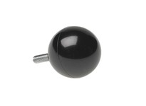 Davies Molding 0030 Ball Thermoset Phenolic Female Insert Black ( Diameter=1 Height=0.96 Hub Diameter=0.5 Thread=1/4-20 Thread L
