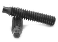 #5-40 x 3/8" Socket Head Full Dog Point Set Screw, Hex Key Drive, Coarse, Alloy Steel, Black Oxide Finish#5-40 x 3/8" Socket Hea