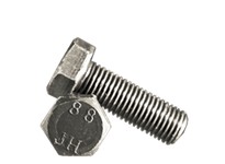 M12-1.75 x 30mm Hex Head Cap Screw (DIN933), Coarse, Full Thread, Grade 8.8 Medium Carbon Steel, Plain FinishM12-1.75 x 30mm Hex