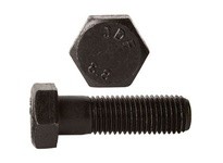M6-1.00 x 65mm Hex Head Cap Screw (DIN931 / ISO4014), Coarse, Partial Thread, Grade 8.8 Medium Carbon Steel, Plain FinishM6-1.00
