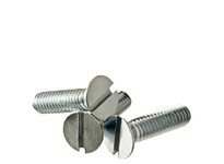 M10-1.5 x 35mm Machine Screw, Slotted Drive, Flat Head, Coarse, Steel, Zinc CR+3 FinishM10-1.5 x 35mm Machine ScrewFlat Head, Co