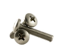M3-0.5 x 10mm Machine Screw, Phillips Drive, Pan Head, Coarse, Full Thread, Stainless A4 (316 18-10)M3-0.5 x 10mm Machine ScrewP