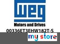 WEG 00336ET3EHW182T-S MOTOR 3HP 2P 182/4T WCF2 HYDROWASH