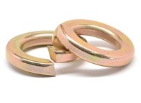 M4 DIN127B Split Lock Washer, Steel, Zinc CR+6 Finish | High-Quality Fasteners