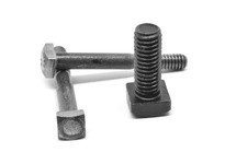 1/2"-13 x 7" Square Head Bolt, Coarse, Partial Thread, Grade A Steel, Plain Finish1/2"-13 x 7" Square Head BoltCoarse, Partial T