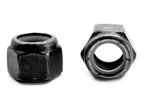 1/2"-20 Nylon Insert Locknut, Fine, Grade C Medium Carbon Steel, Carbon Phosphate & Oil Finish1/2"-20 Nylon Insert LocknutFine, 