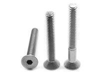 M16-2 x 30mm Flat Head Cap Screw, Coarse, Full Thread, Grade 12.9 Alloy Steel, Zinc CR+6 FinishM16-2 x 30mm Flat Head Cap ScrewC