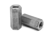 5/8"-11 Hex Coupling Nut, Coarse, Grade A Steel, Plain Finish5/8"-11 Hex Coupling NutCoarse, Grade A Steel, Plain Finish