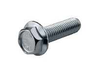 M10-1.5 x 30mm Hex Flange Bolt, Coarse, Full Thread, Grade 8.8 Steel, Zinc CR+3 FinishM10-1.5 x 30mm Hex Flange BoltCoarse, Full