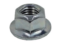 M12-1.75 Hex Flange Nut, Coarse, Grade 10 Steel, Zinc CR+3 Finish | YarinInd