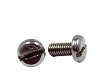 M3-0.5 x 14mm Machine Screw (DIN85), Slotted Drive, Pan Head | Stainless A2