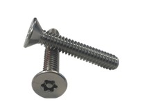 #4-40 x 3/8" Machine Screw, Star Drive, Flat Head, Coarse, Full Thread, Stainless A2 (304 18-8)#4-40 x 3/8" Machine ScrewFlat He