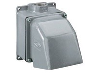 Hubbell Wiring FW60100 PS IEC 4WAY BOX 60/100A 1 1/2" ALU