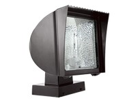 RAB FXF42XQT FLEXFLOOD 42W CFL QT HPF Wall Mount + Lamp Bronze