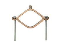 NSI G-4-S Bronze Ground Clamp 2 1/2 - 4 Water Pipe | YarinInd