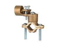 NSI G-5 HEAVY DUTY BRONZE GROUND CLAMP FOR RIGID CONDUIT 1/2 CONDUIT HUB 1/2 - 1 WATER PIPE 2/0 STR GROUND WIRE MAX